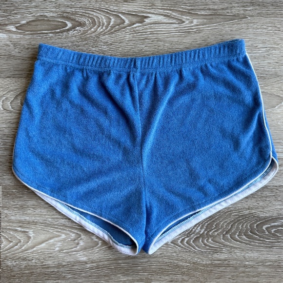 Must Have Summer Essential Vintage 70s Terry Cloth Booty Shorts - Picture 1 of 5